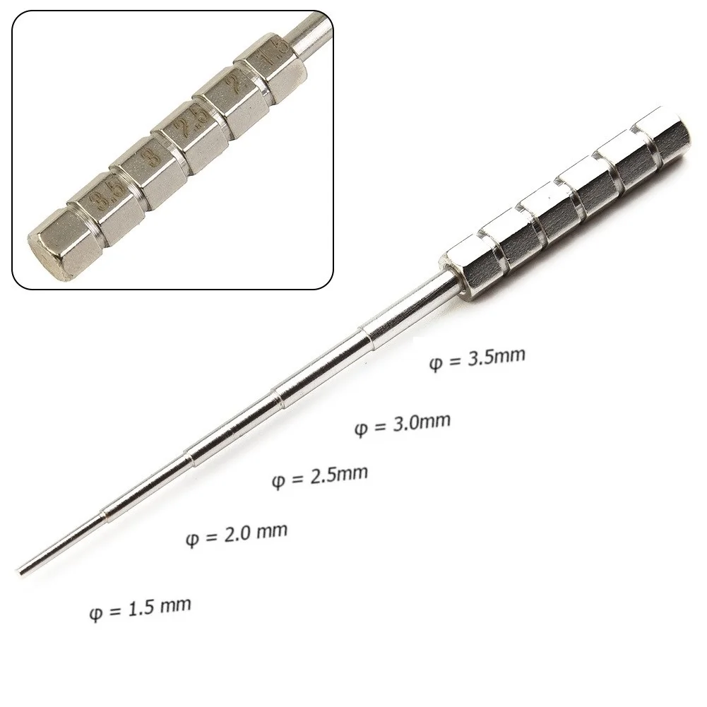 Намотка катушки Jig провод 1,5 мм-3,5 мм аксессуары ручка Prebuilt RDA распылитель намотка перестраиваемая Серебряная нержавеющая сталь