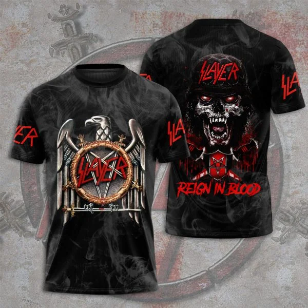 Новая футболка Slayer Torrent Metal Band с 3D принтом для мужчин и женщин в стиле хип-хоп для мальчиков, модная футболка с круглым вырезом и короткими рукавами, трендовая мужская одежда