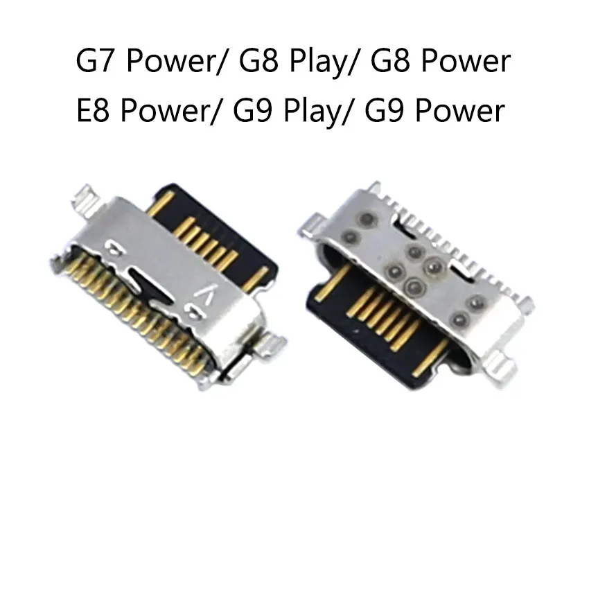 Фото YuXi 10 шт. для Motorola Moto G1 G2 G3 G4 G5 G5S Plus G6 G7 Play G8 G9 Power Micro USB Type C разъем для зарядки №4