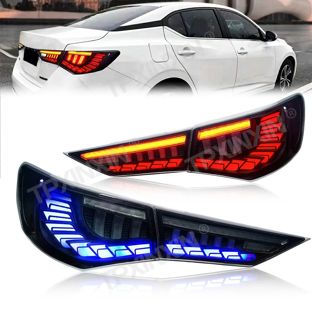 Фото Для Nissan Sylphy 2014-2018 задняя фотовспышка со светодиодным индикатором, автоматические Аксессуары DRL №2