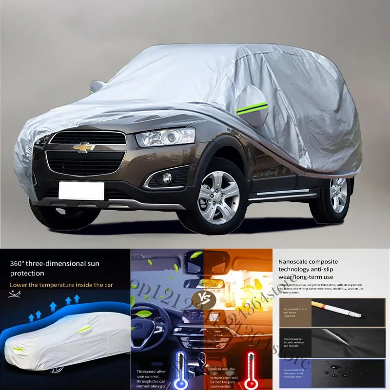 Для Chevrolet Captiva fit наружная защита полные автомобильные Чехлы Снежный чехол солнцезащитный водонепроницаемый пыленепроницаемый наружный автомобильный чехол