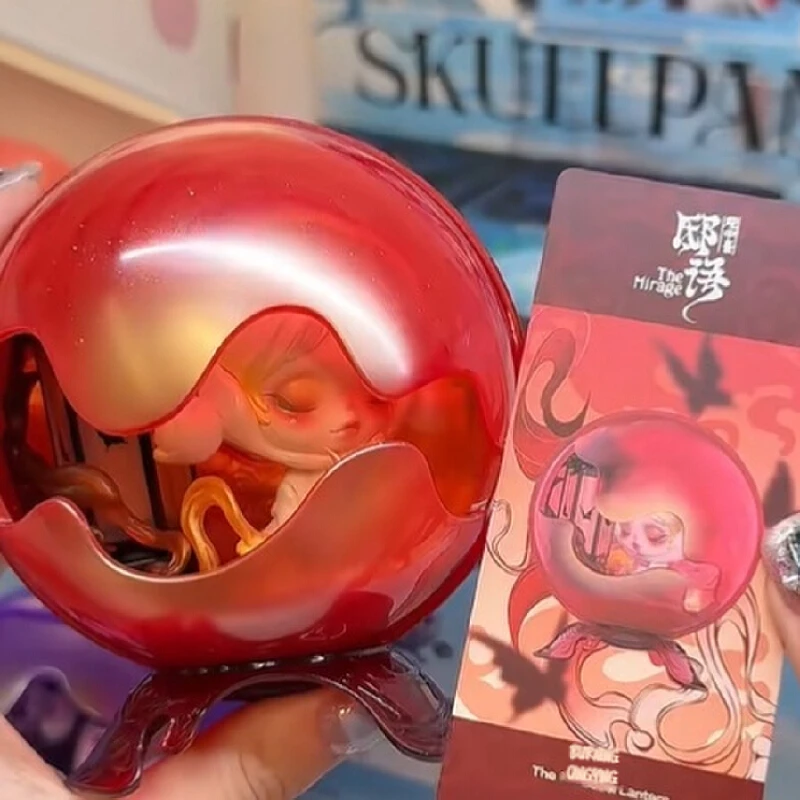 Фото Подлинная Skullpanda The Mirage Series Art Blind Box Sp Desktop Ornament Appreciation Коллекция кукол ручной работы Милый подарок-сюрприз №2