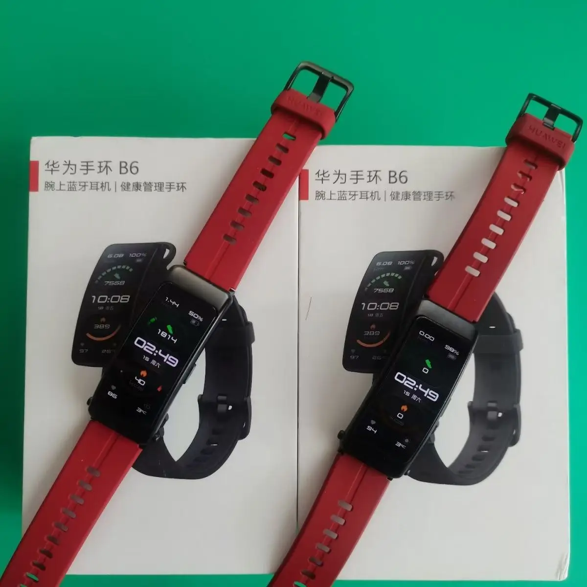【98 Новинка】Браслет для звонков Huawei B6 Смарт-браслет Bluetooth-гарнитура Спортивные часы для бега Монитор сердечного ритма и кислорода в крови