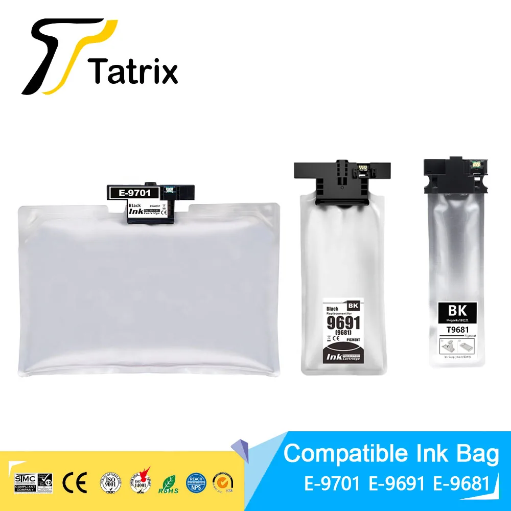 Tatrix T9701 T9691 T9681 9701 9691 Черный совместимый картридж премиум-класса для Epson WorkForce Pro WF-M5299a/WF-M5799A