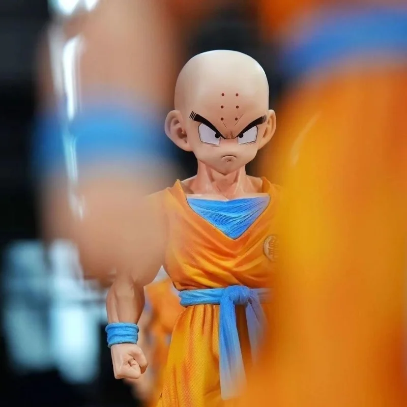 Фото Периферийные устройства из аниме «Драконий жемчуг», фигурка Krillin с основанием, Детская Коллекционная модель из ПВХ, подарок для детей Super Saiyan Figur №4