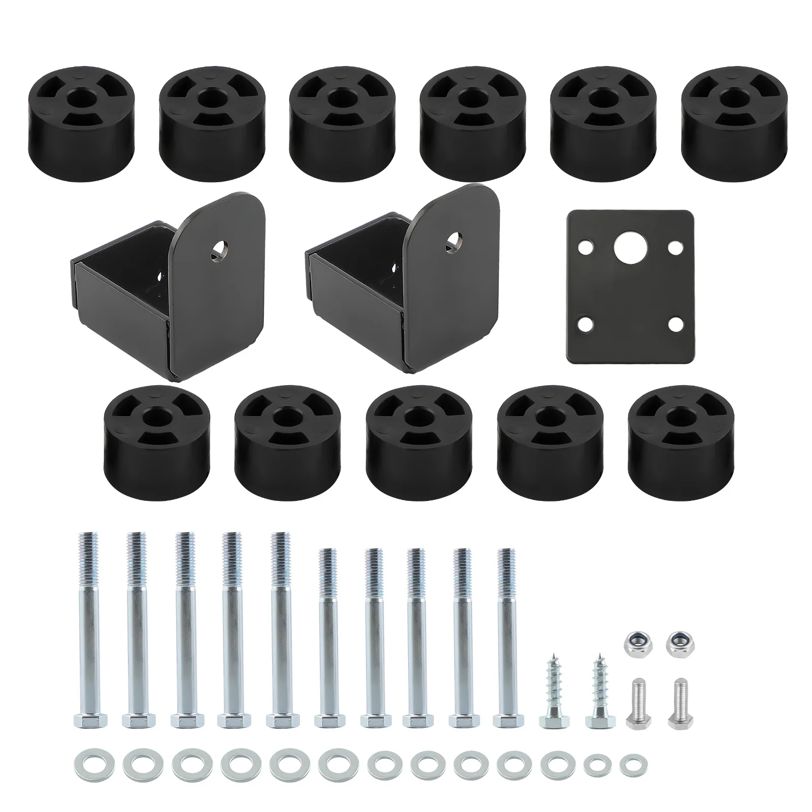 Фото Полный комплект подъема корпуса 1,25 дюйма для Jeep Wrangler TJ Unlimited 4WD 2004-2006 №2