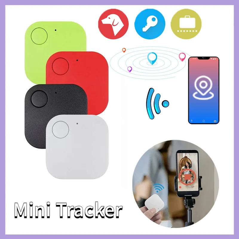 Новый мини анти-потерянный будильник кошелек брелок умная бирка Bluetooth-совместимый трассировщик GPS локатор брелок для домашних животных iTag трекер поиск ключей