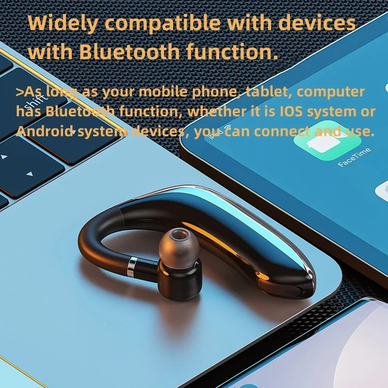 Фото Беспроводная Bluetooth-гарнитура M80 с двойным соединением, Bluetooth 5,3, наушники-вкладыши, гарнитура с HD-вызовом и шумоподавлением №4