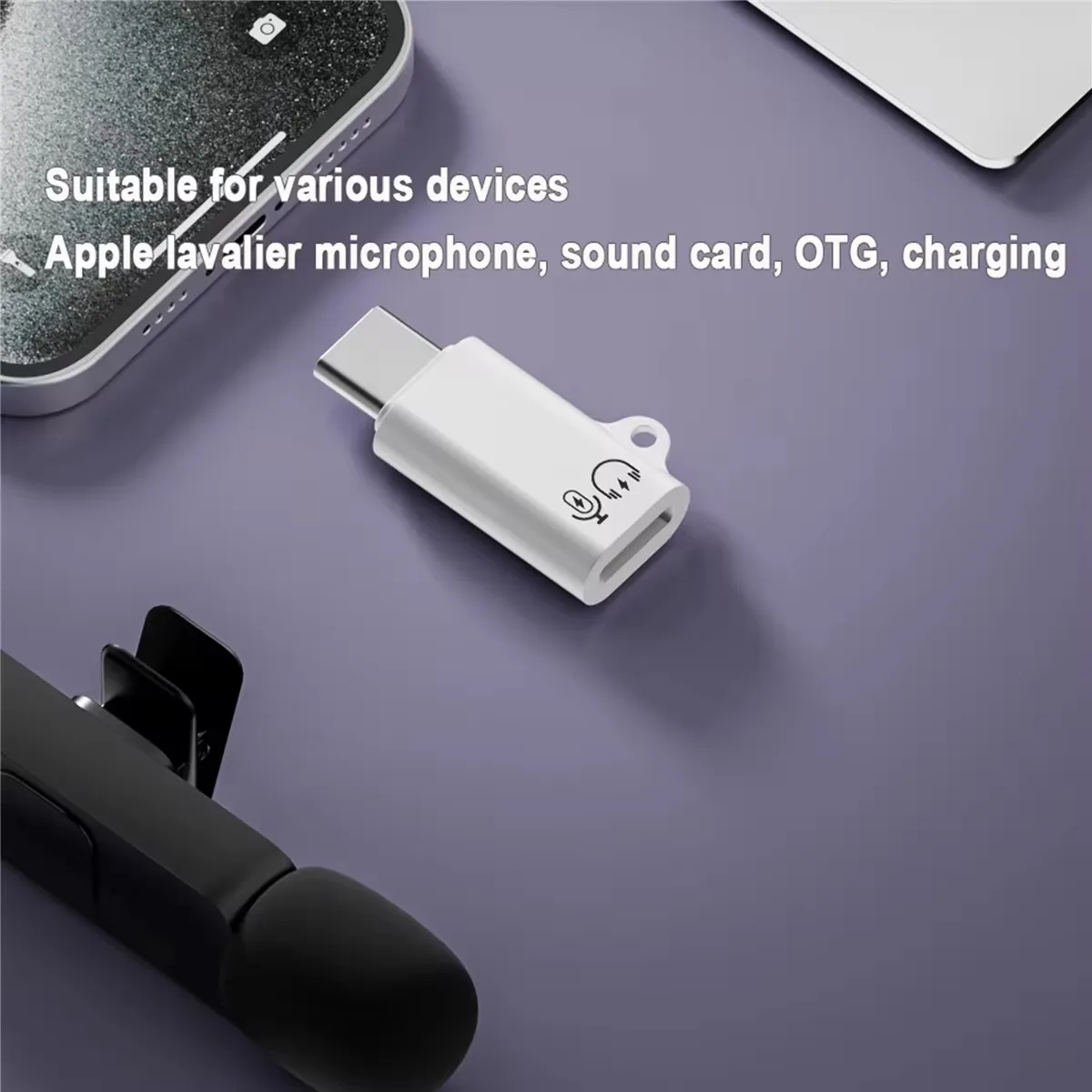Фото j złącze USB 3.0 do iPada iphone Charge Adapter słuchawkowy USB C do Lightning OTG Adapter USB do iphone'a Lightning do typu C 3.1 №4