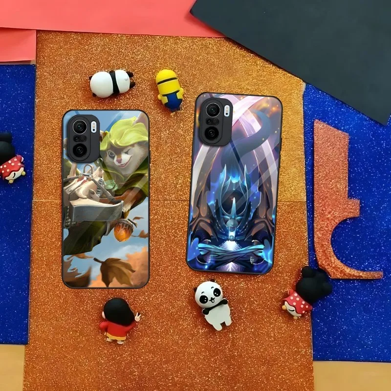 Чехол для телефона с логотипом Game Dota 2 для Xiaomi 13 10 10T 11T 11i Redmi Note 11 8 9 11S Pro Poco M4 F3 X3, стеклянный дизайнерский чехол-накладка