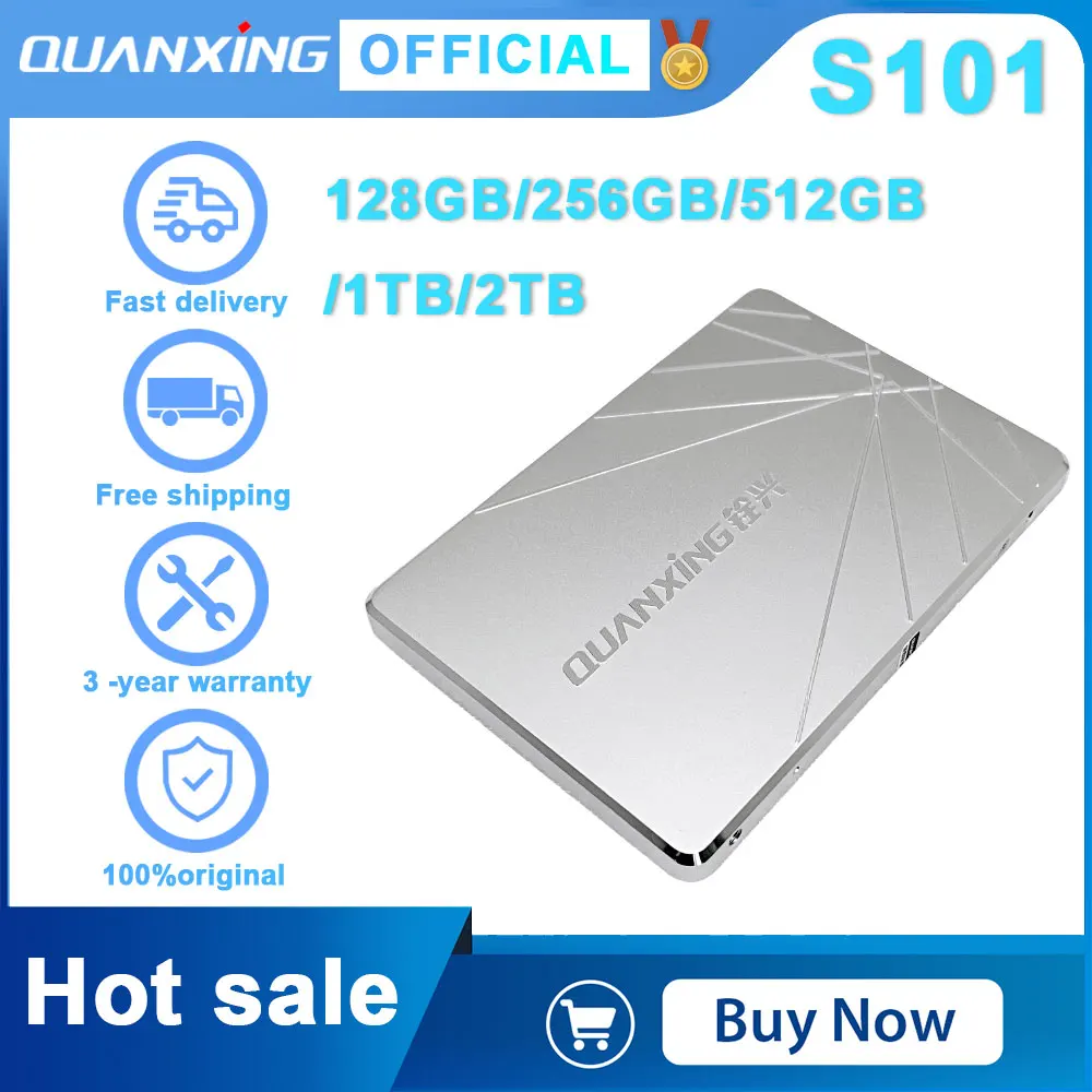 SSD-накопитель QUANXING S101, 1 ТБ, 2 ТБ, 512 ГБ, 2,5 дюйма