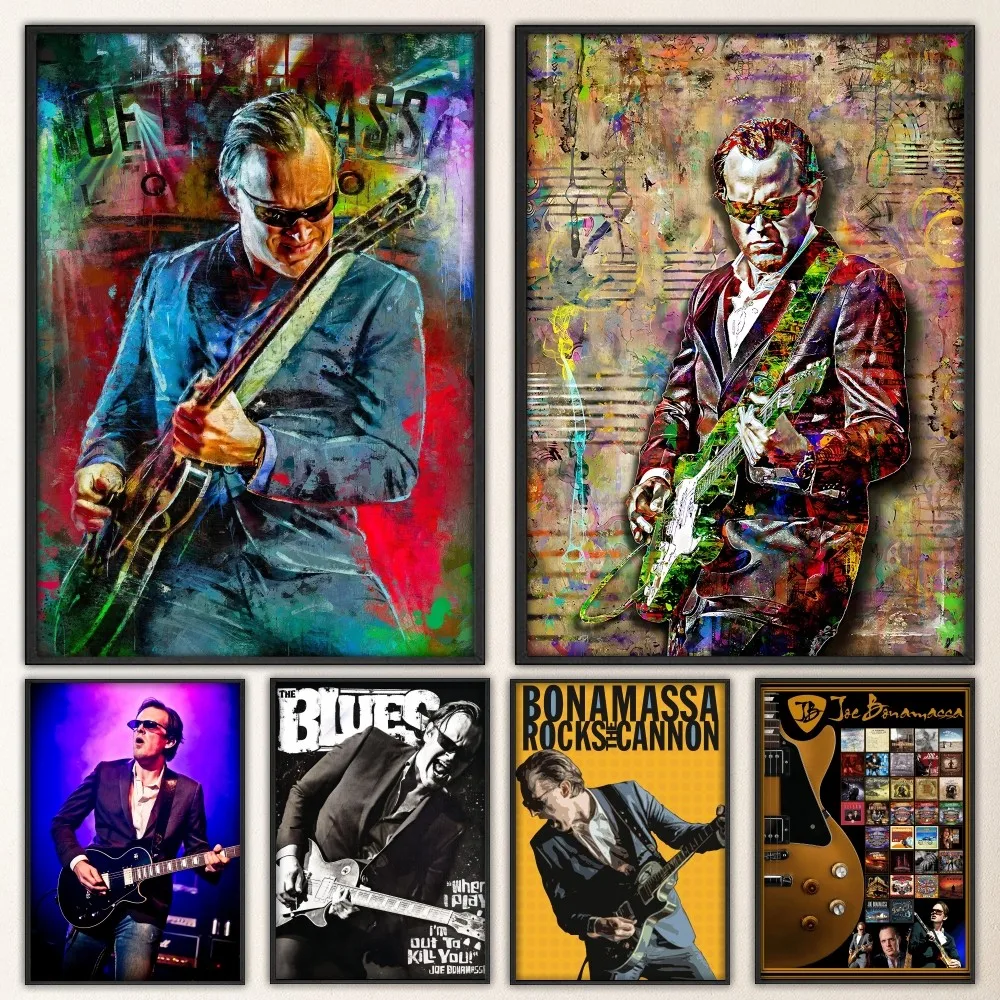 Joe Bonamassa Prints плакат настенная живопись спальня гостиная стена бар ресторан наклейка маленькая