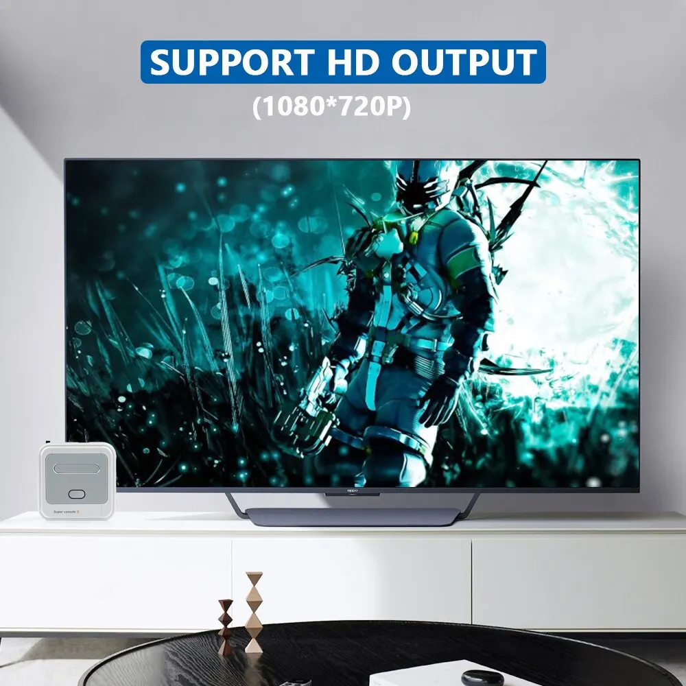 Игровая Консоль KINHANK Super Console X Для Ретро-игр, Поддерживает 90000 Игр, 50 Эмуляторов Для PS1PSPMAMEDC (art.: 3920cf3ddf7b1) - 3920cf3ddf7b1
