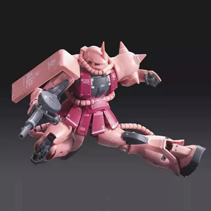 Фото Bandai оригинальные фигурки Gundam RG 1/144 MS-06S ZAKU II аниме фигурка робота периферия Коллекционная сборка игрушка в подарок №5
