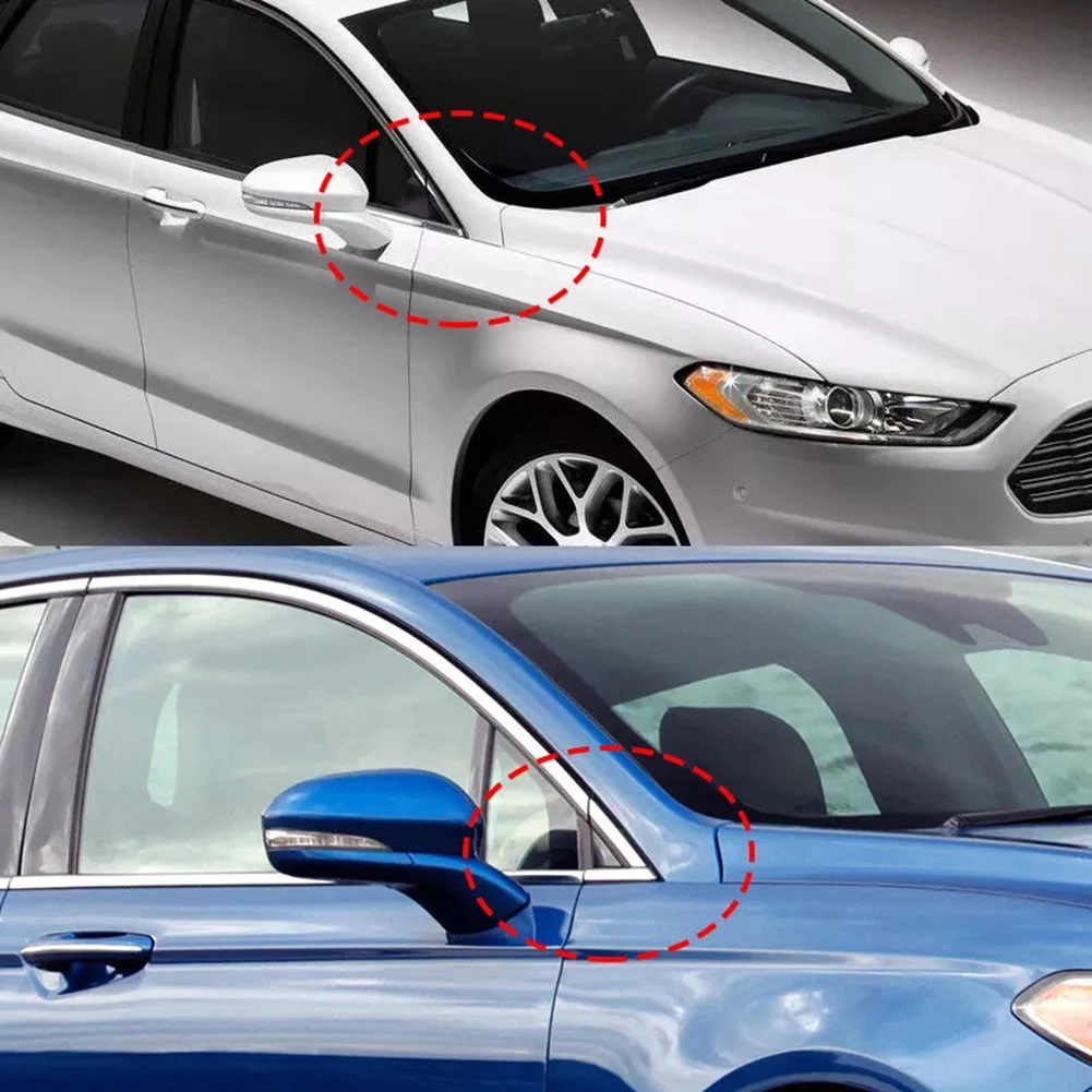 Фото DS73-F16004-ADW DS73-F16004-BDW для Ford Fusion 2013-2018 переднее правое крыло, отделка стойки зеркала, угловая молдинга, внешняя часть №2