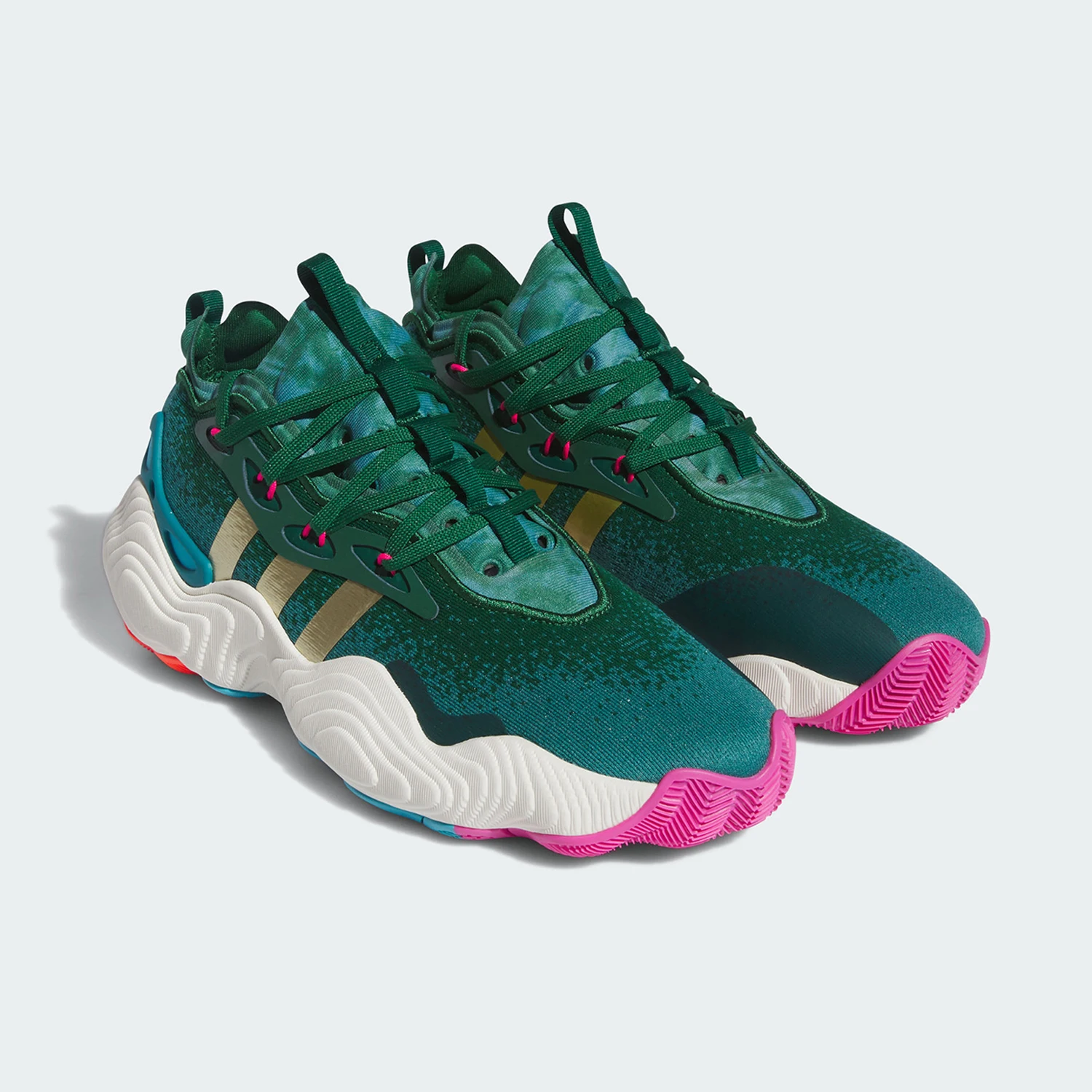 Фото Оригинальные баскетбольные кроссовки Adidas Trae Young 3, унисекс с мягкой подкладкой IE9301 №2