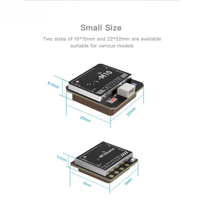 Фото Серия GEP-M10 GPS Встроенный флэш-чип QMC5883L Магнетометр DPS310 Барометр Точный и конденсатор Фарада для FPV дрона №5