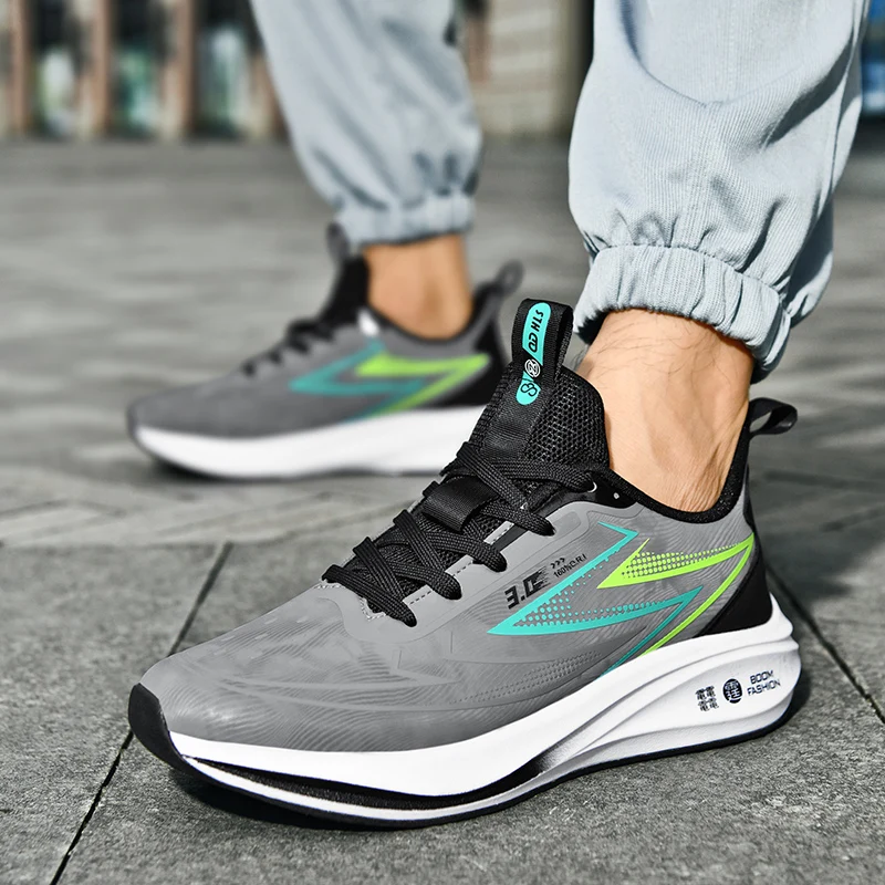 Marathon Sport Running Shoes Men Waterproof Sneakers Men Non-slip Jogging Men's Shoes Outdoor Casual Walking Shoes Male Footwear