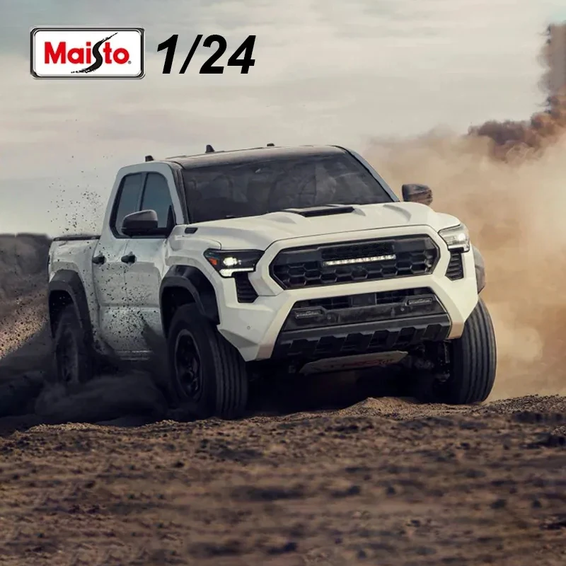 Maisto 1:24 2024, Tacoma TRD PRO, литая под давлением модель, модифицированная версия, сплав, роскошный автомобиль, коллекция игрушек, подарок