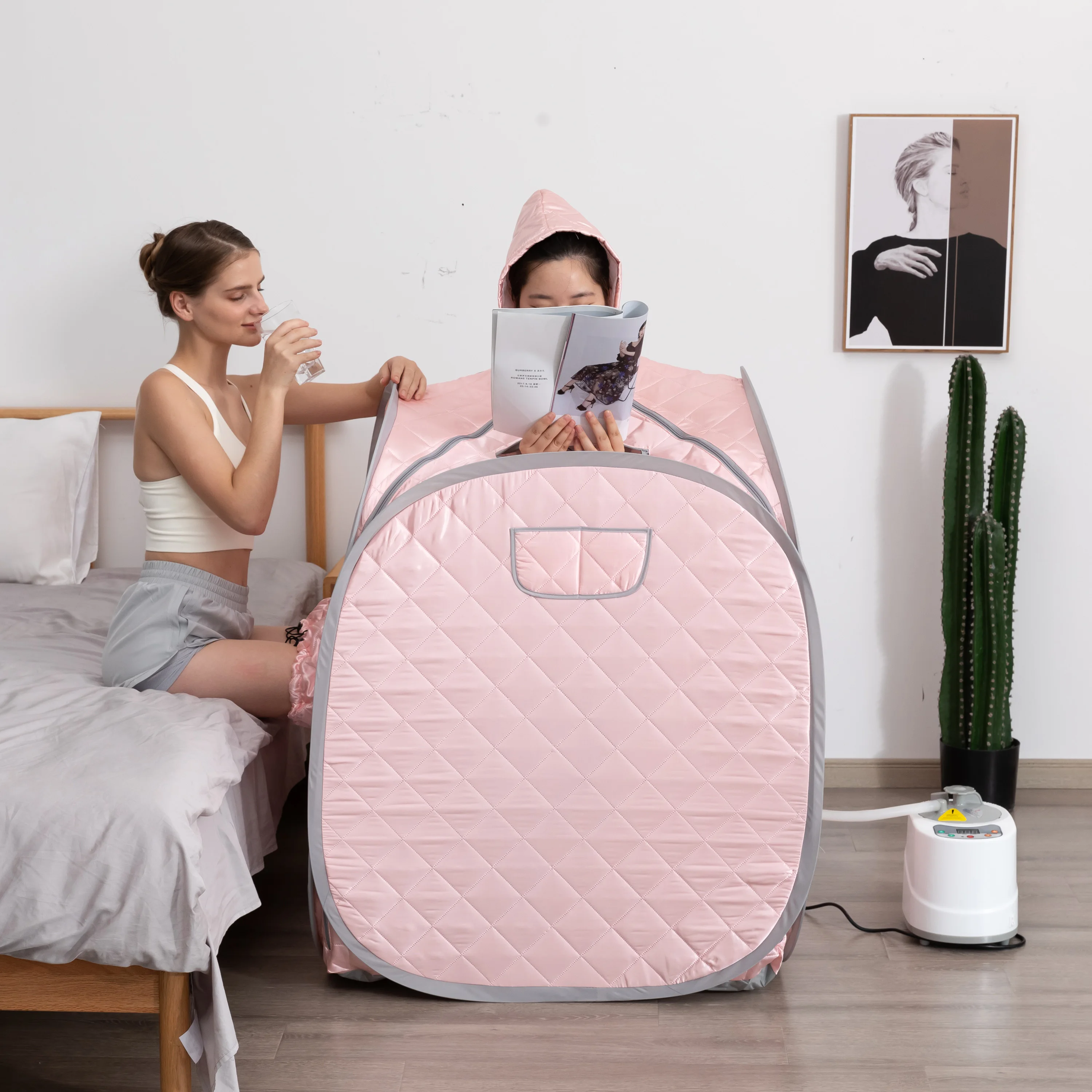 Портативный шатер сауны Home Personal Spa легкий с пароваркой 2L