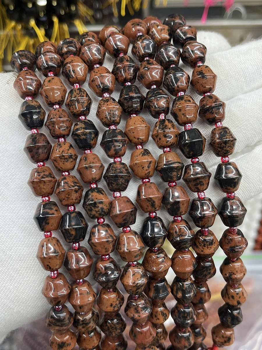 Натуральный камень, красный камень, граненый маленький колокольчик ручной работы, свободные бусины для изготовления ювелирных изделий своими руками, браслетов, ожерелий 10x11 мм (art.: 3920c69df7600) - 3920c69df7600