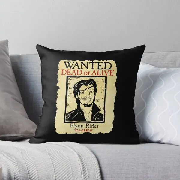 Чехол для подушки Wanted Flynn Rider Broken Nose Triblend с принтом, чехол для дома и отеля, декоративные подушки в комплект не входят одной стороне