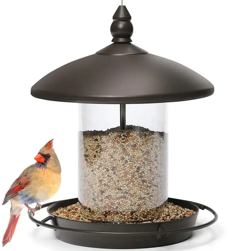 Кормушка для птиц, кормление Goldfinches, подвесные жевательные кормушки для птиц, большая емкость, регулируемая, устойчивая к атмосферным воздействиям, для улицы, голубая птица