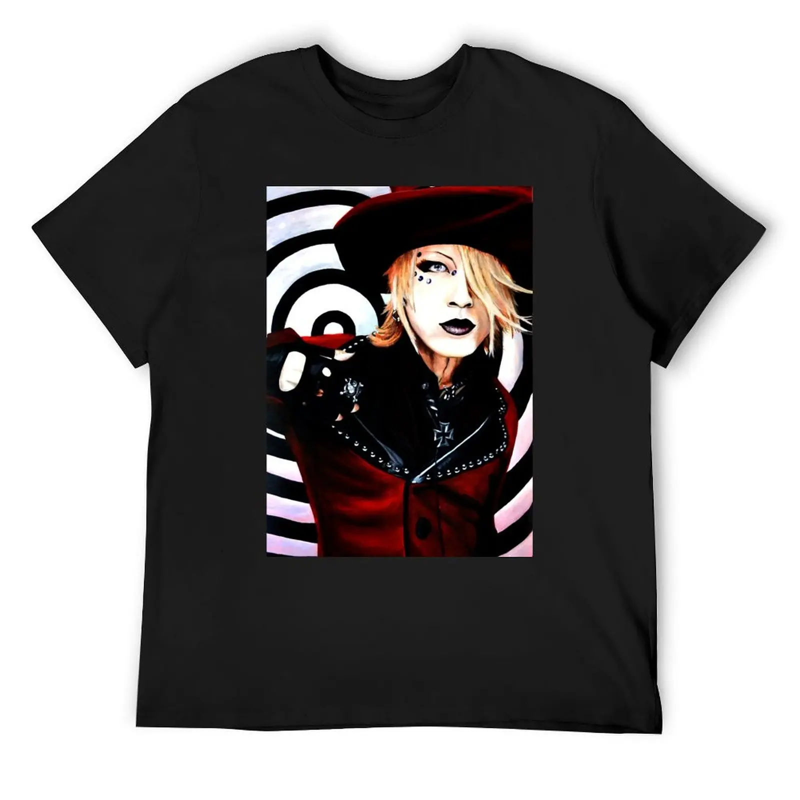 Футболка Ruki-The Gazette, блузка, футболка с аниме, топы больших размеров, хлопковая футболка для мужчин