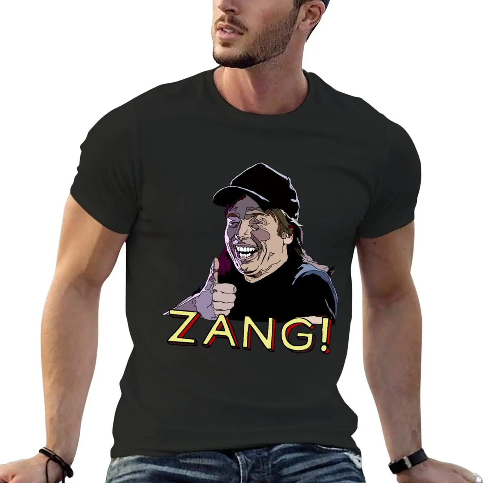 Waynes World Zang! Футболка, одежда в стиле хиппи, летние топы, незаменимая футболка, мужские футболки с животным принтом для мальчиков, высокое качество