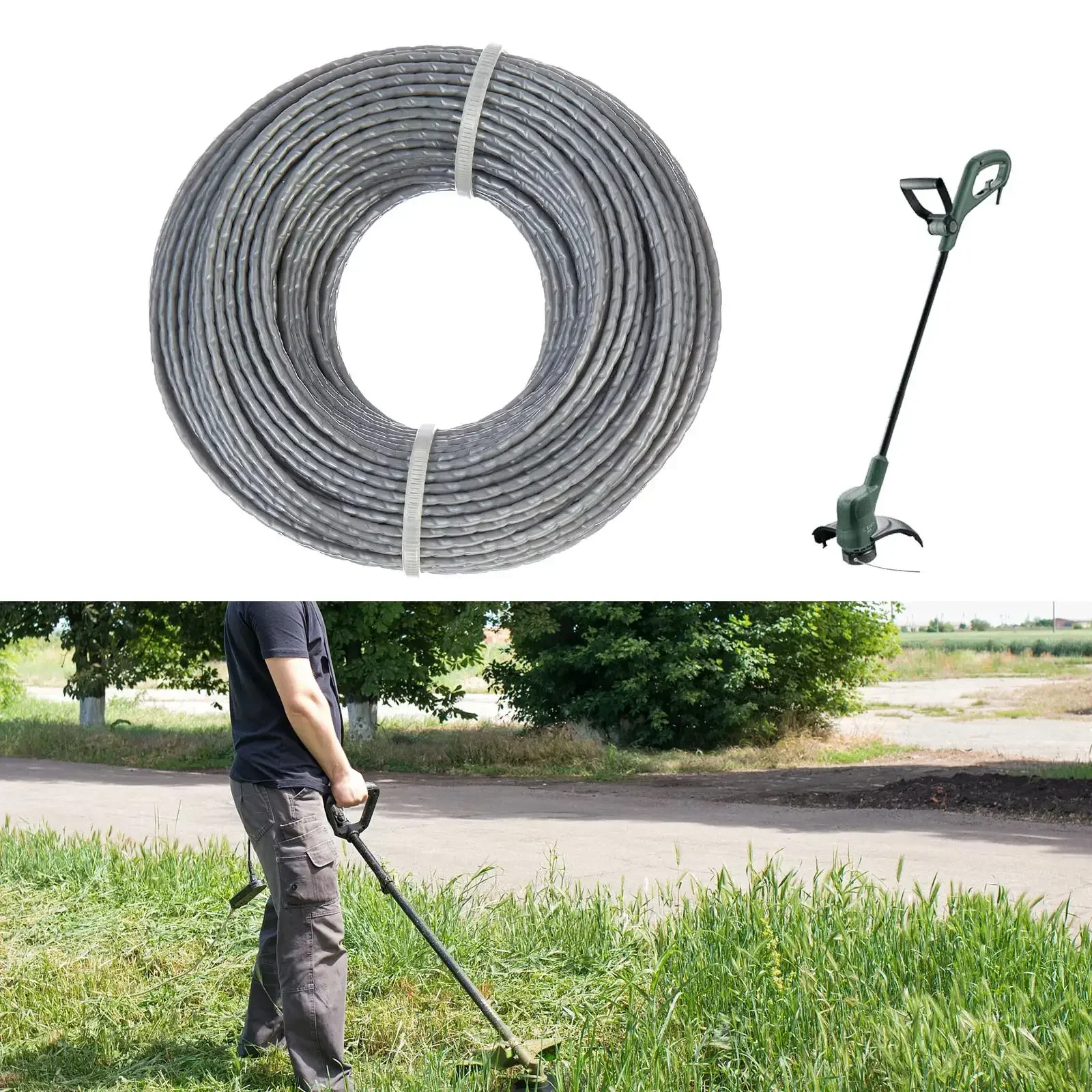 Запчасти для катушки линии BOSCH, замена 24 м для Advanced GrassCut 36, для EasyGrassCut 23/26 F 016800462   Фитинги полезные