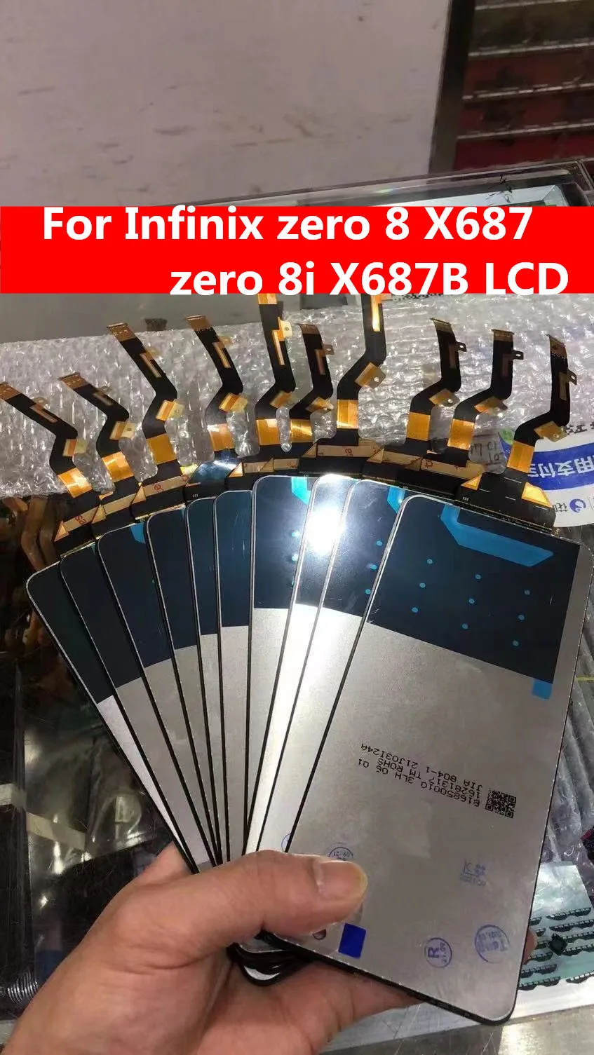 ЖК-дисплей 6,85 дюйма для Infinix Zero 8 X687/Zero 8i X687B, ЖК-дисплей, дигитайзер сенсорного экрана в сборе, идеальный ремонт