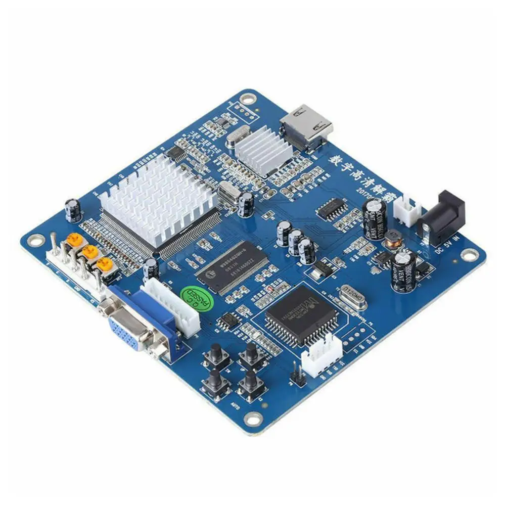 Игровая видеоплата RGBS / CGA / RGBHV / EGA / VGA для HDMI-совместимого выходного конвертера, HD стандартный адаптер U0J7