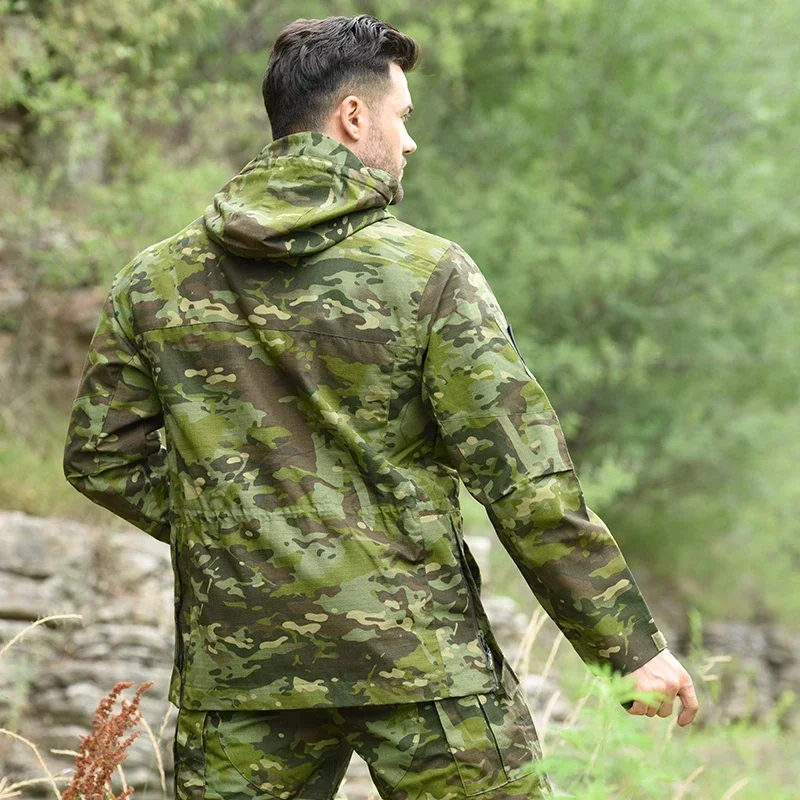 Фото Боевые куртки Softair, мужская одежда, тактическая куртка сафари, ветрозащитные износостойкие пальто, термопальто, одежда для походов и кемпинга №4