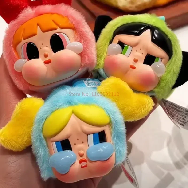 Crybaby X Powerpuff девочки серии виниловые лицо плюшевые аниме фигурки Женская коллекция подарок для друзей
