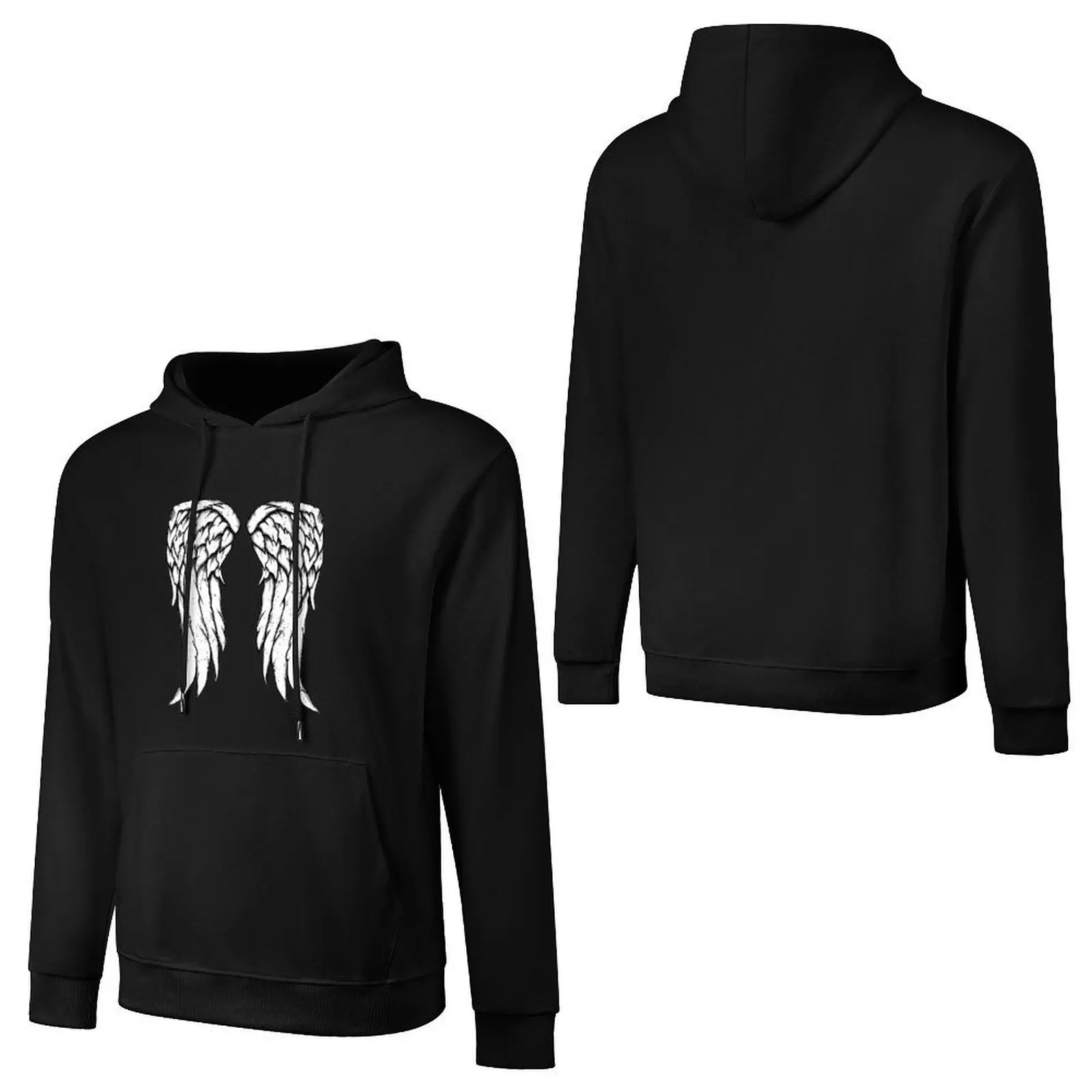 Фото Daryl Dixon Wings-Zombie Pullover Hoodie модные мужские футболки с рисунком мужская осенняя одежда мужская осенняя одежда новые толстовки №2