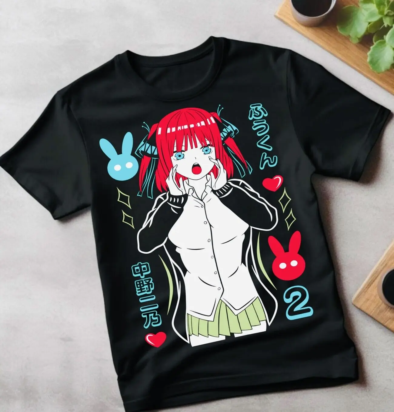 Футболка Nino Nakano Hot Nakano Nino 5-touбулл без Hanayome, Подарочная рубашка