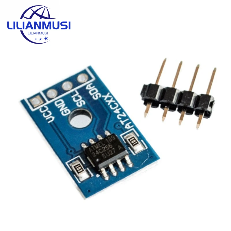Последовательный интерфейс AT24C256 2ECL IIC/I2C, модуль памяти EEPROM для электронного автомобиля «сделай сам» 3,3-5 В