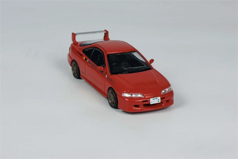 TW 1:64 Global64 Mugen Integra Type-R DC2 2025 HEC Красная литая под давлением модель коллекционной машины Играйте в транспортные средства и модели