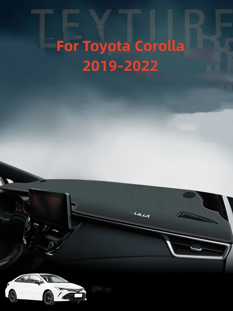 Крышка приборной панели для Toyota Corolla 2019-2022, солнцезащитный козырек для приборной панели, защита от УФ-лучей, коврик, аксессуары, левый руль
