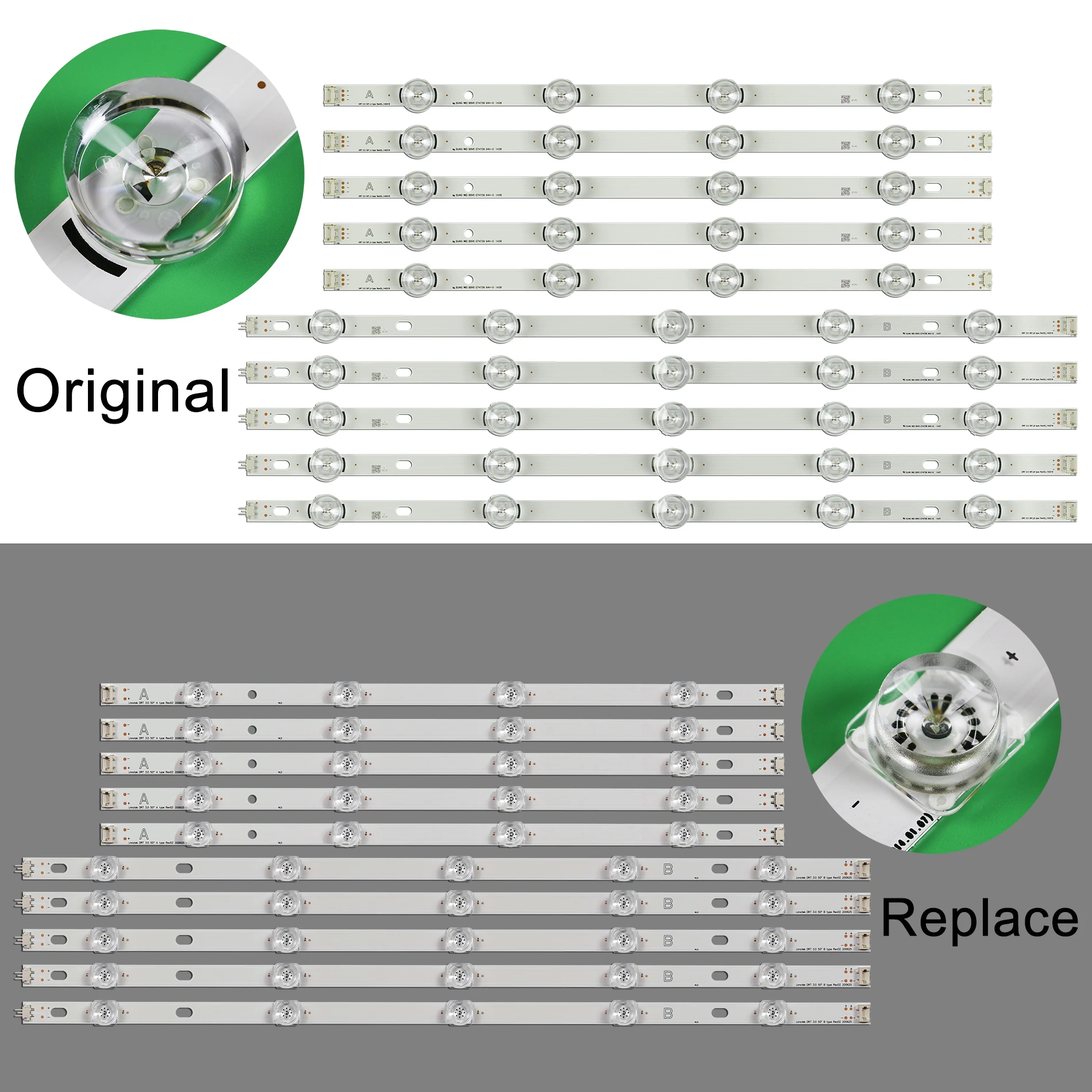Светодиодные ленты 50LB6000-UH 50LB6100-UG 50LB629V 50LB629V-ZM 50LB6300-US 50LB630V 50LB551U-ZC 50LB6000 50LB6100 50LB629V 50GB5800-CB