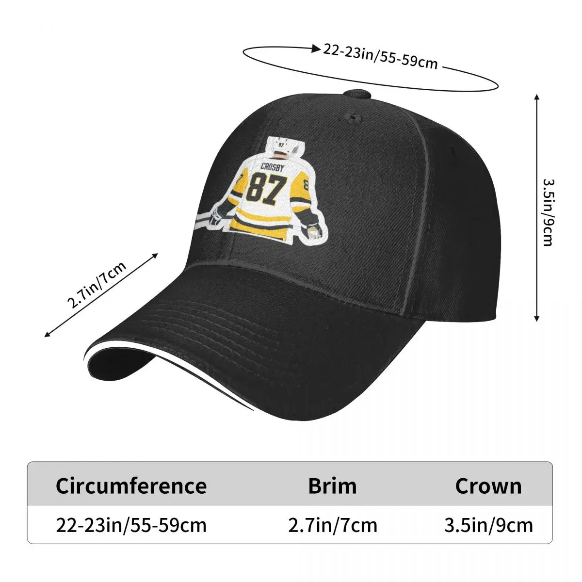 Шапка-бейсболка Sidney Crosby для мужчин и женщин, 2024 (art.: 3920c94720d58) - 3920c94720d58