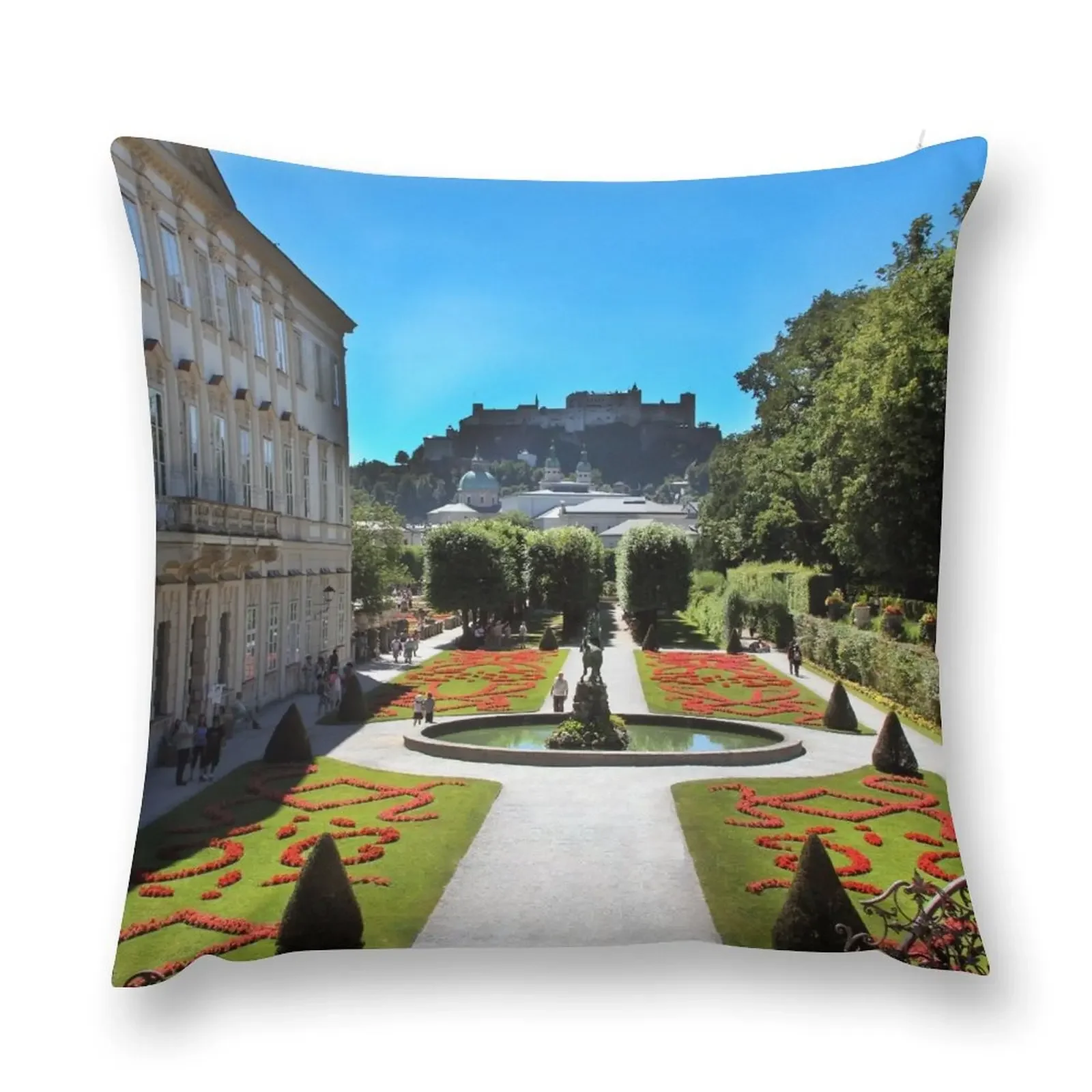 Декоративная подушка Mirabell Palace and Gardens, рождественские принадлежности, диванные подушки, подушка