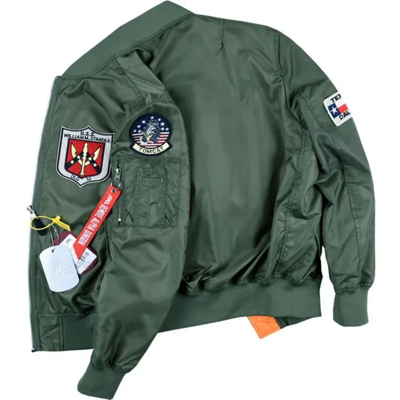 Фото Костюмы для косплея TOP GUN Maverick, мужская куртка пилота ВВС для взрослых, унисекс, крутое верхнее пальто MN7 №3