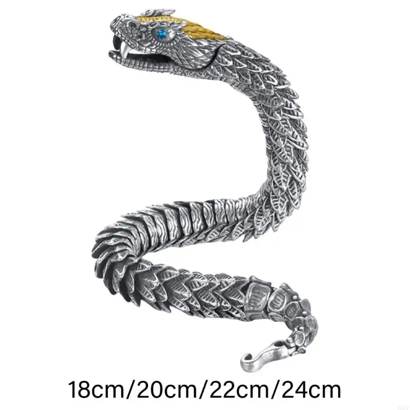 HXBF Rattlesnakes Стильные браслеты крепкие сплаво
