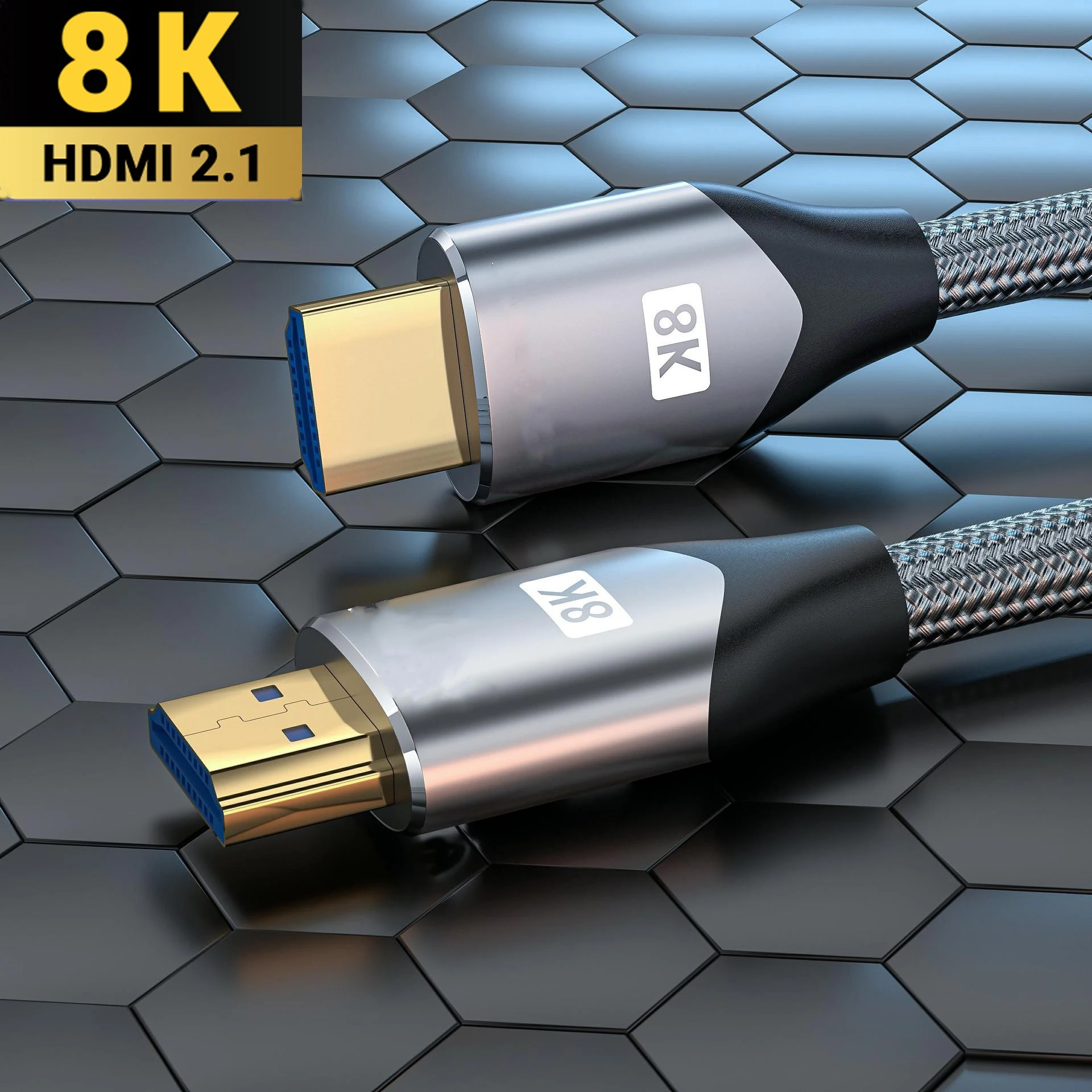 8K HDMI-совместимый Кабельный адаптер 60 Гц видеокабели 2,1 4K 120 Гц адаптируемый кабель 48 Гбит/с HDMI-совместимый с HD для ТВ PS5 хаб переключатель