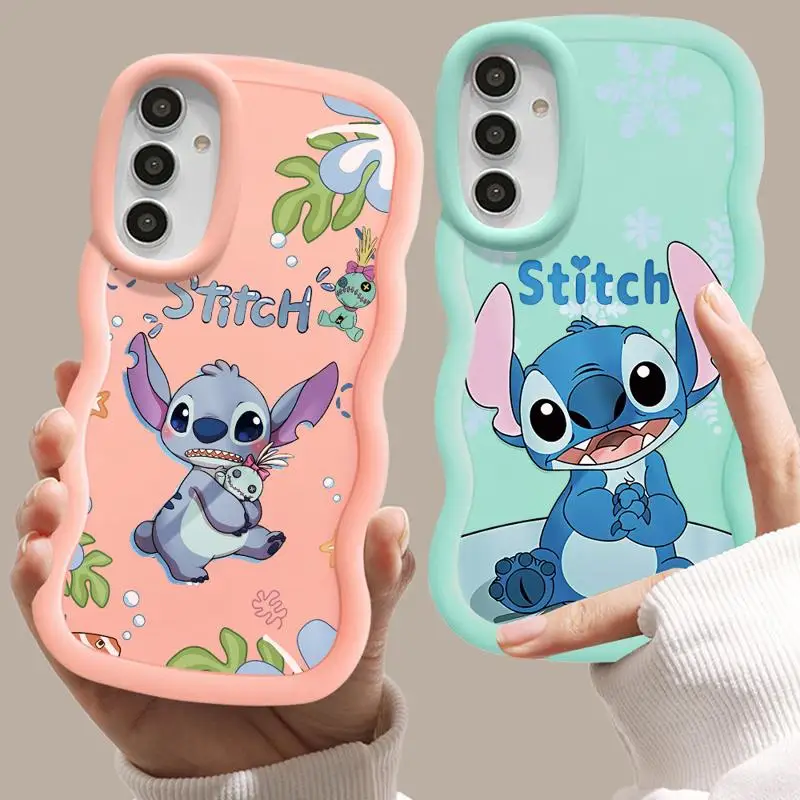 Чехол для телефона Disney Stitch для Samsung Galaxy A12 A13 A04 A05s A11 A30s A50 A14 A20s A02s A03 Core A15 A21s A51 4G 5G Soft Cover