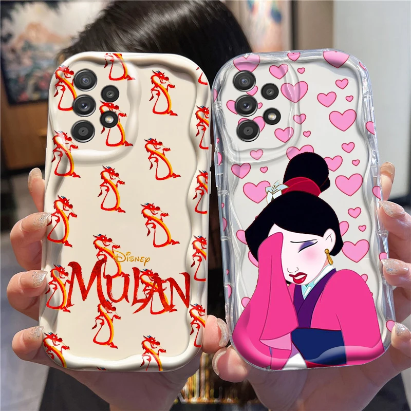Крутой мультфильм Дисней для Samsung A55 A54 A53 A52 A35 A34 A33 A32 A25 A24 A23 A22 A21S A15 A13 A14 Искусство волны масляный чехол