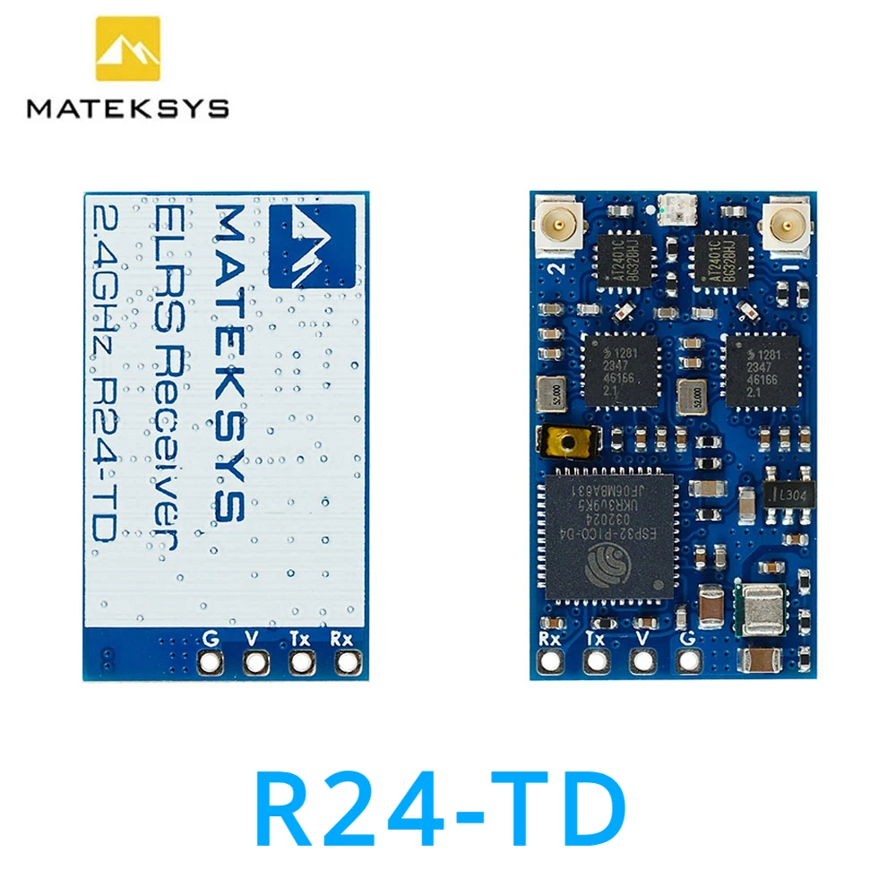 Приемник MATEK R24-TD MATEKSYS EXPRESSLRS 2,4 ГГц для дрона RC FPV