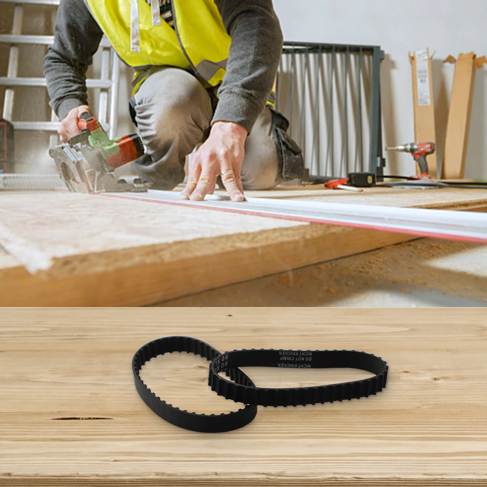 Высококачественные ремни-рубанок для BLACK DECKER KW750, электроинструменты, практичная резина, 10 мм, 45 зубьев, 914592 аксессуары