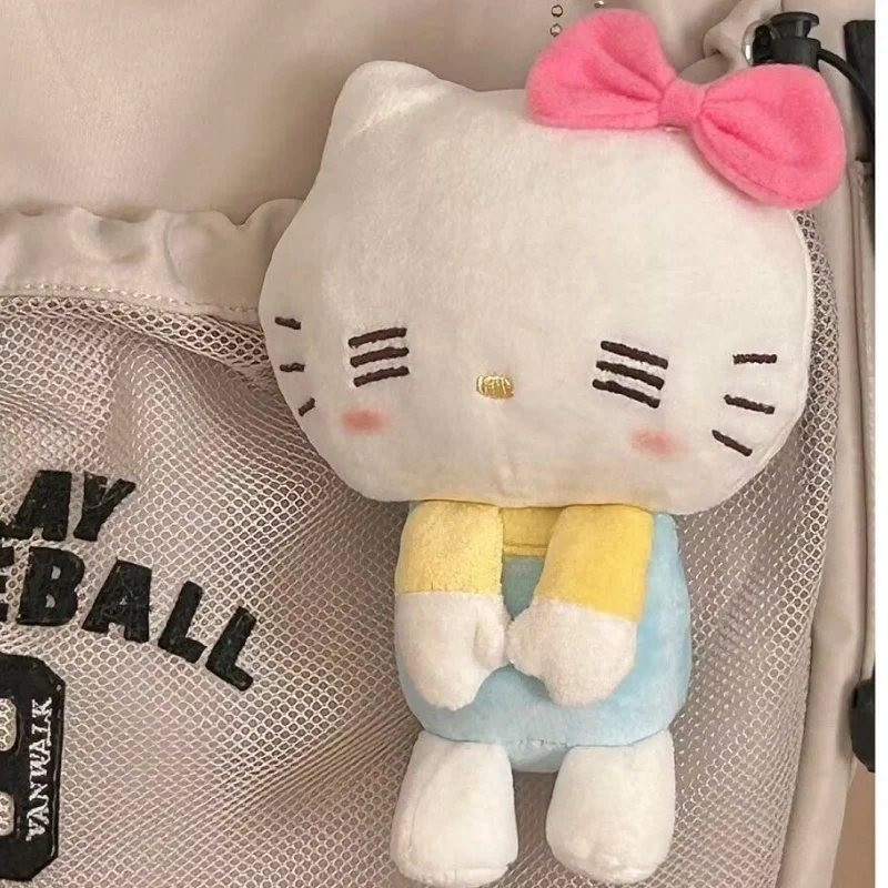 Sanrio Hello Kitty Kawaii плюшевая игрушка милая серия Blink Silent Expression плюшевая кукла рюкзак кулон аниме девушка праздничный подарок